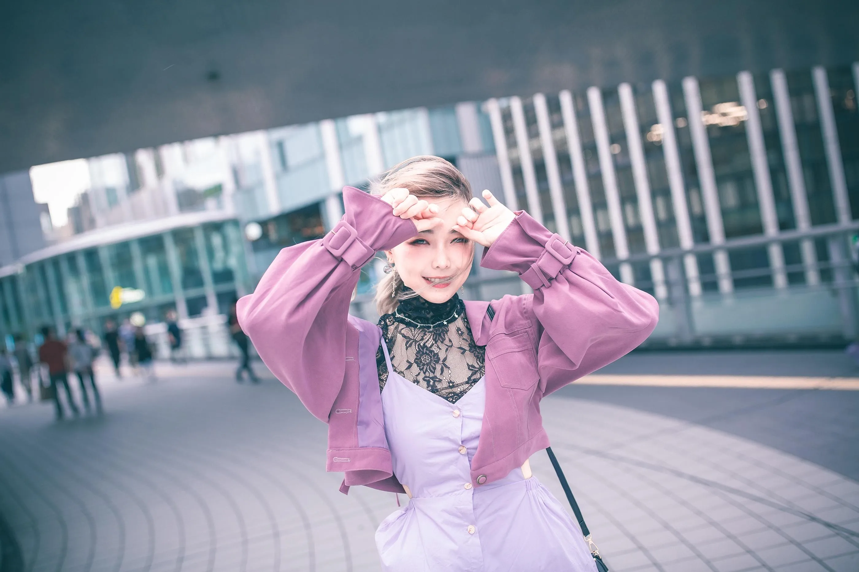 ElyEE子 – NO.90 [2020 Ely Collection] Digital photo set 10套-4 Pale Lavender [54P]插图4
